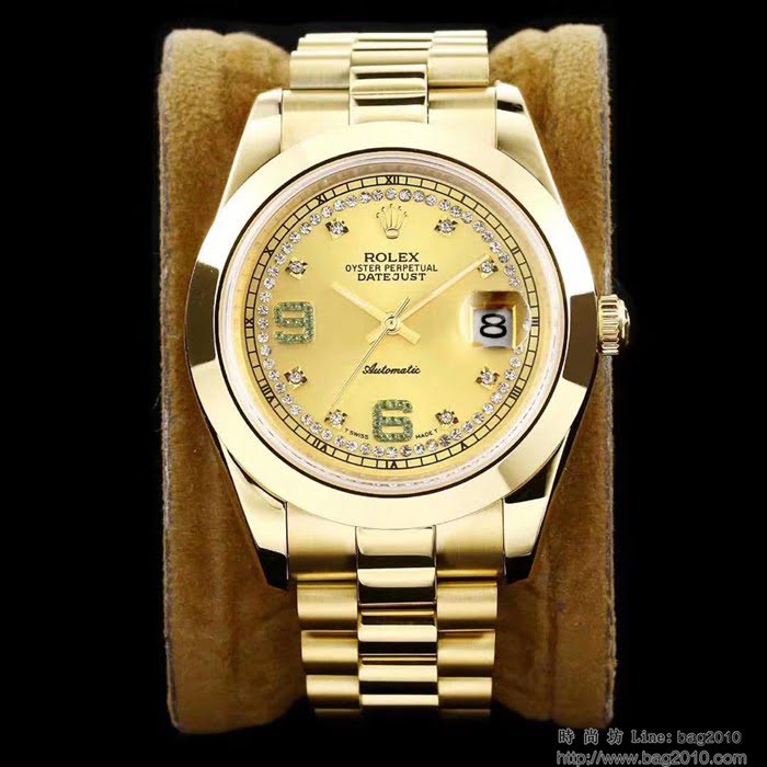 ROLEX勞力士 最新日誌款 複刻正品 鑽石刻度錶盤 高端系列 男士腕表 超強防水  wssb5050
